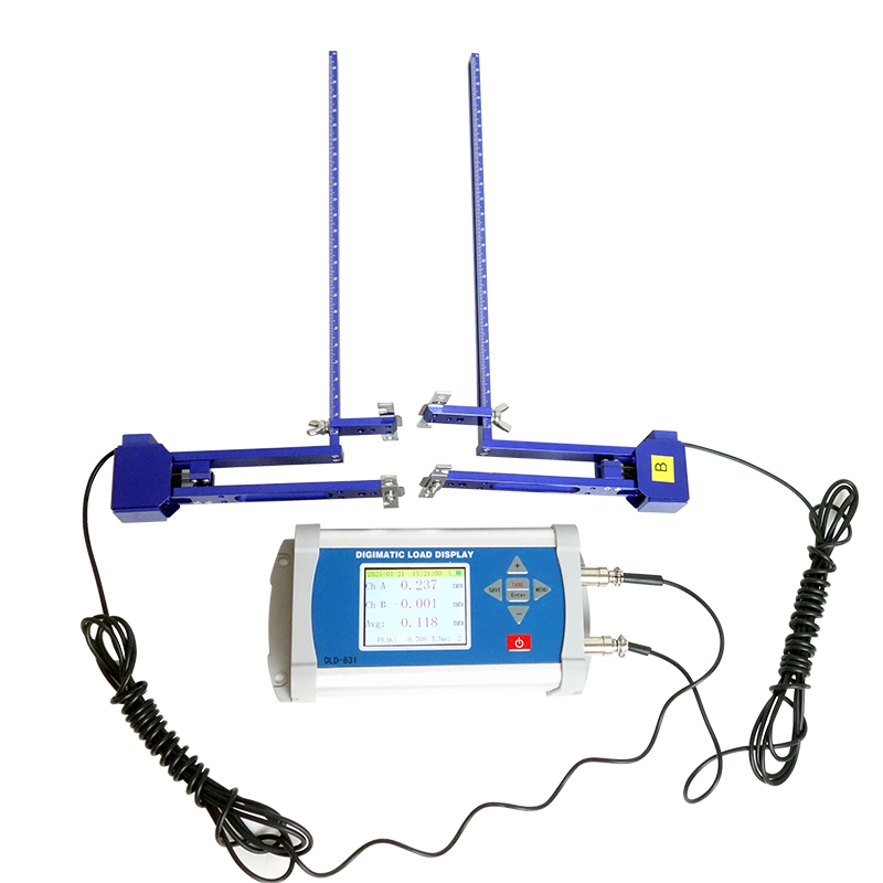 鋼筋機(jī)械連接殘余變形測量儀灌漿套筒連接接頭電子引伸計測試儀